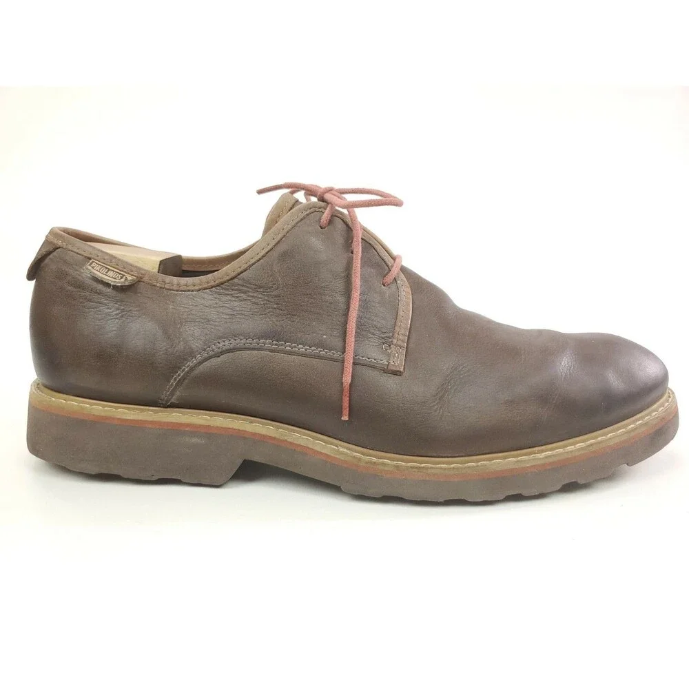 Pikolinos Light Mens Glasgow Oxford Shoes Brown Round Toe Lace Up 11.5-12 EUR 45